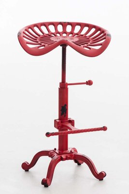 2-delige set barkruk Betch, Rood