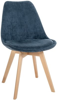 Stoel Linares Koord, Blauw