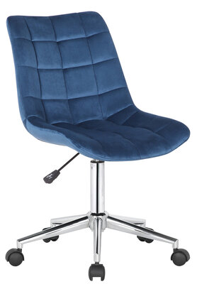 Bureaustoel Modferd Fluweel, Blauw