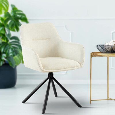 Stoel Toptin Stof, Creme
