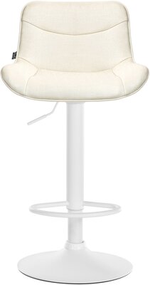 Barkruk Venoro Stof wit, Creme