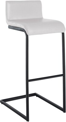 Barstoel Nowpert Kunstleer B, Wit