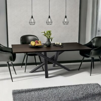 Tafelpoten Fenniy 120x60x72, Zwart