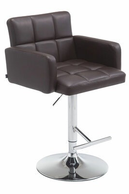 Barstoel Les Engalos Kunstleder C, Bruin