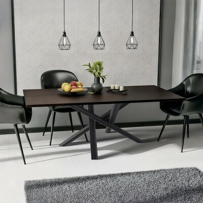Tafelpoten Fenniy 120x70x72, Zwart