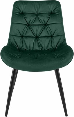 Eetkamerstoel Rissfird Fluweel, Groen