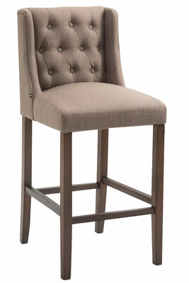 Barkruk Cissindri Stof Antiek-donker, Taupe