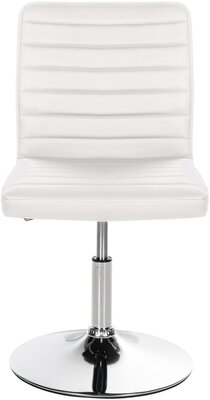 2-delige set eetkamerstoel Alves kunstleer, Wit