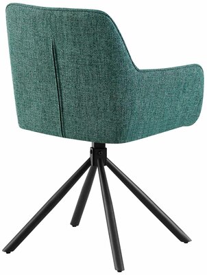 2-delige set stoel Toptin stof, Groen