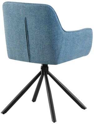 2-delige set stoel Toptin stof, Blauw