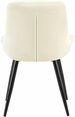 Set van 2 eetkamerstoelen Rissfird, Creme