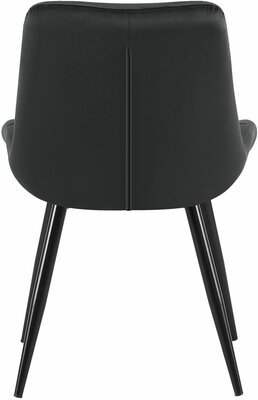 Set van 2 eetkamerstoelen Rissfird, Zwart