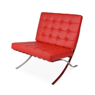 Barcelona Chair Rood