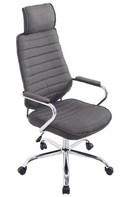 Bureaustoel Romsaya Stof Donkergrijs - Comfortabel