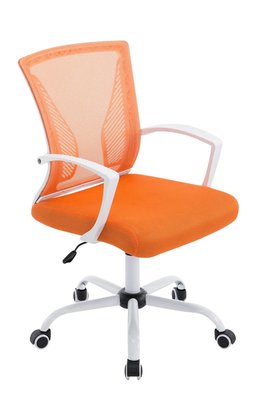 Bureaustoel Claartje Oranje-Netbekleding-Modern-Trendy