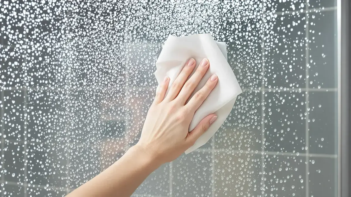 Ontdek hoe bakpapier kalkaanslag in uw douche in minder dan een minuut kan laten verdwijnen