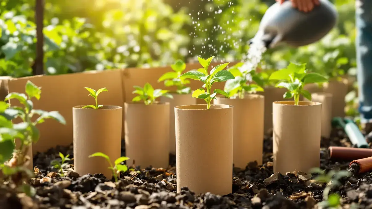 Ontdek hoe een eenvoudig toiletpapierrol je planten kan transformeren met de truc van tuiniers