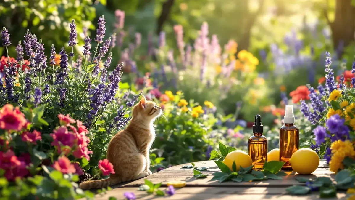 Essentiële oliën, een natuurlijke en effectieve oplossing om katten uit uw tuin te houden