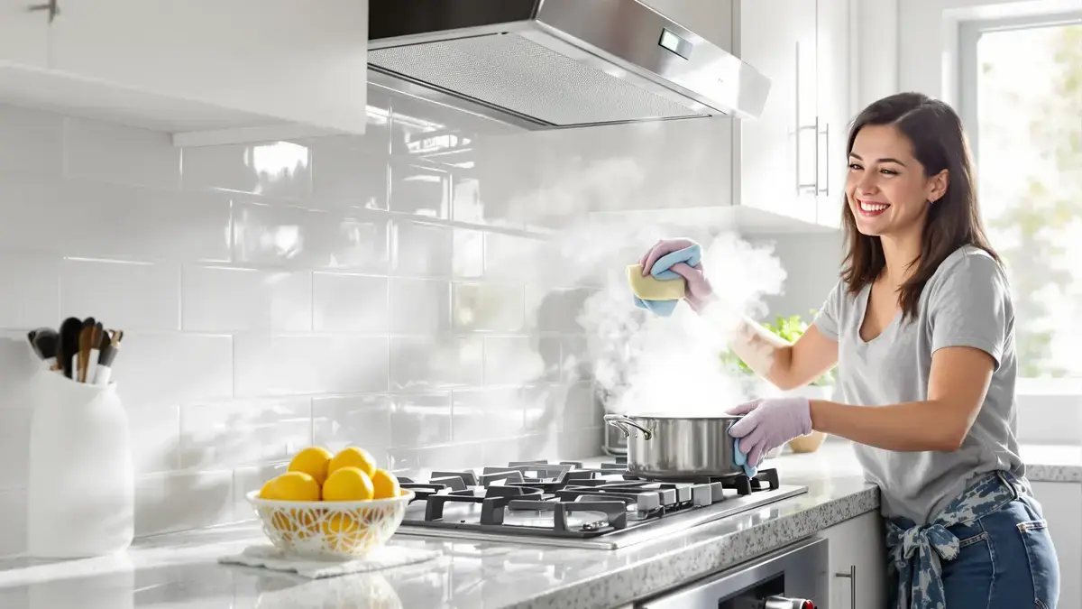 De revolutionaire tip voor een gemakkelijke reiniging van het vet van je afzuigkap, zonder chemicaliën