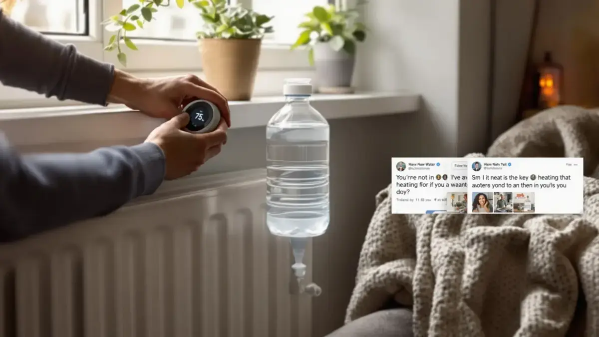 Verwarming: ontdek waarom de methode met de fles water naast de radiator zo veel besproken wordt